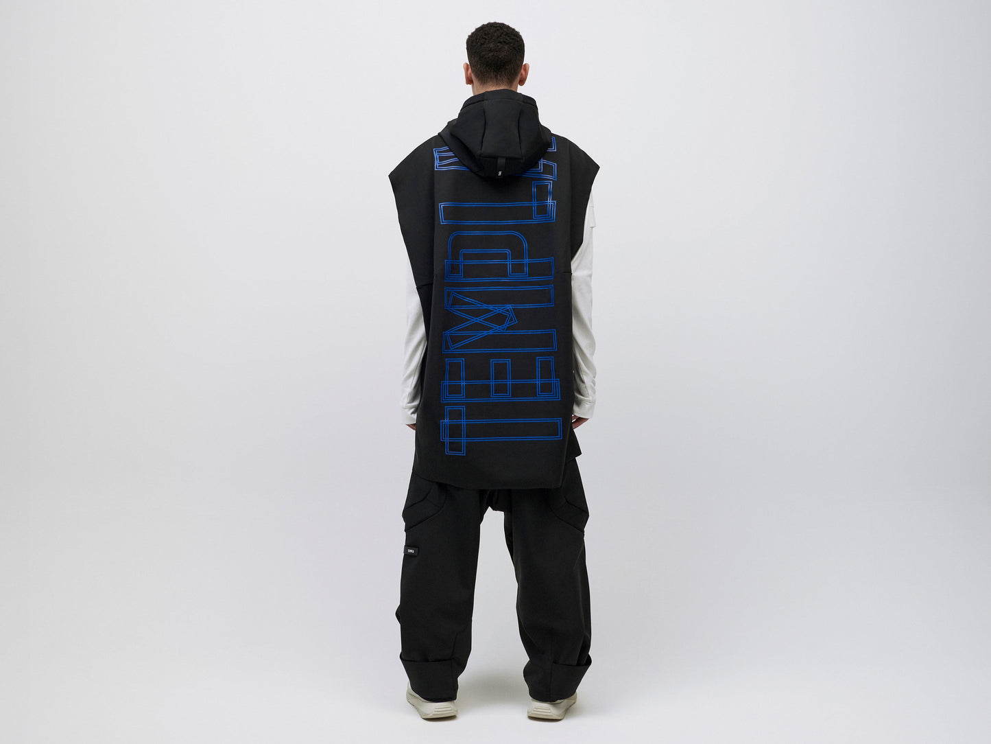 Pipe Hoodie Tank Unisex - Black