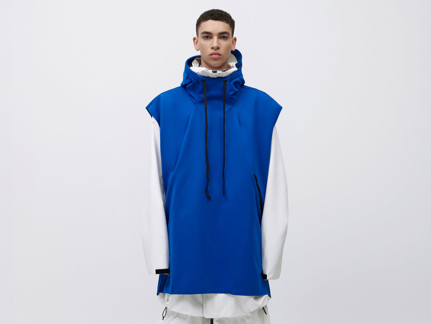 Pipe Hoodie Tank Unisex - Blue