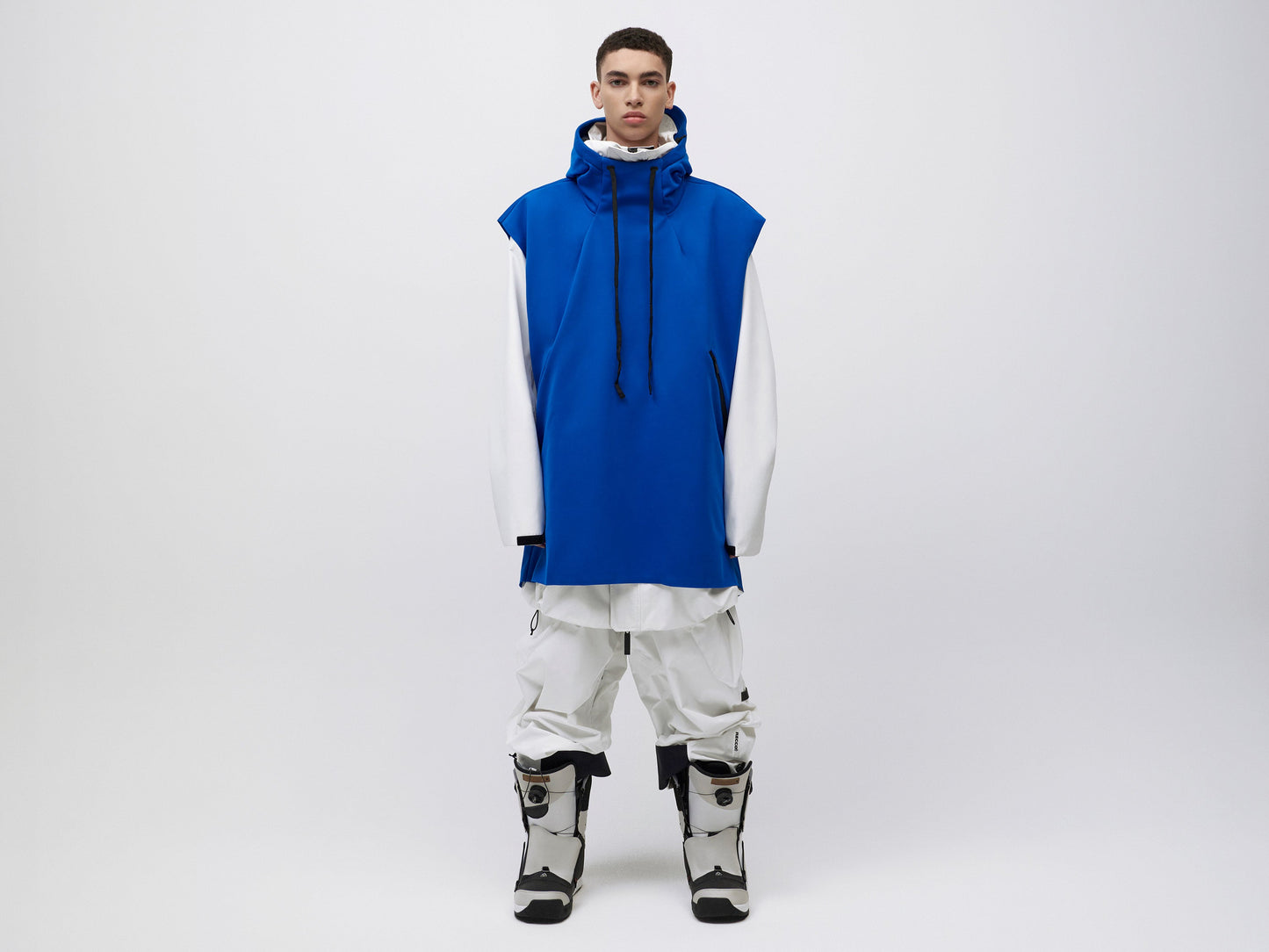 Pipe Hoodie Tank Unisex - Blue