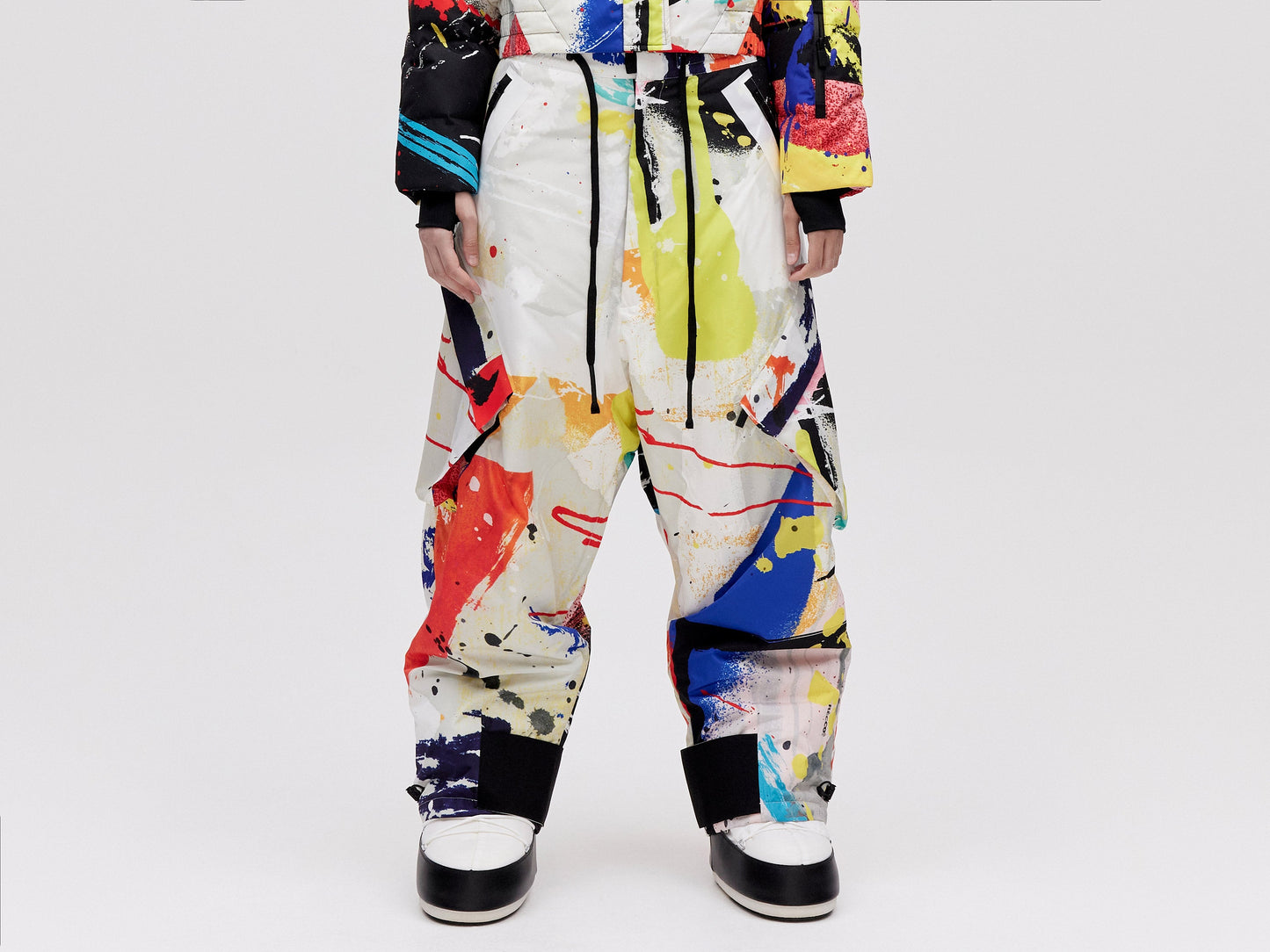 O.S Wadded Cargo Pant Unisex - Light Splatter