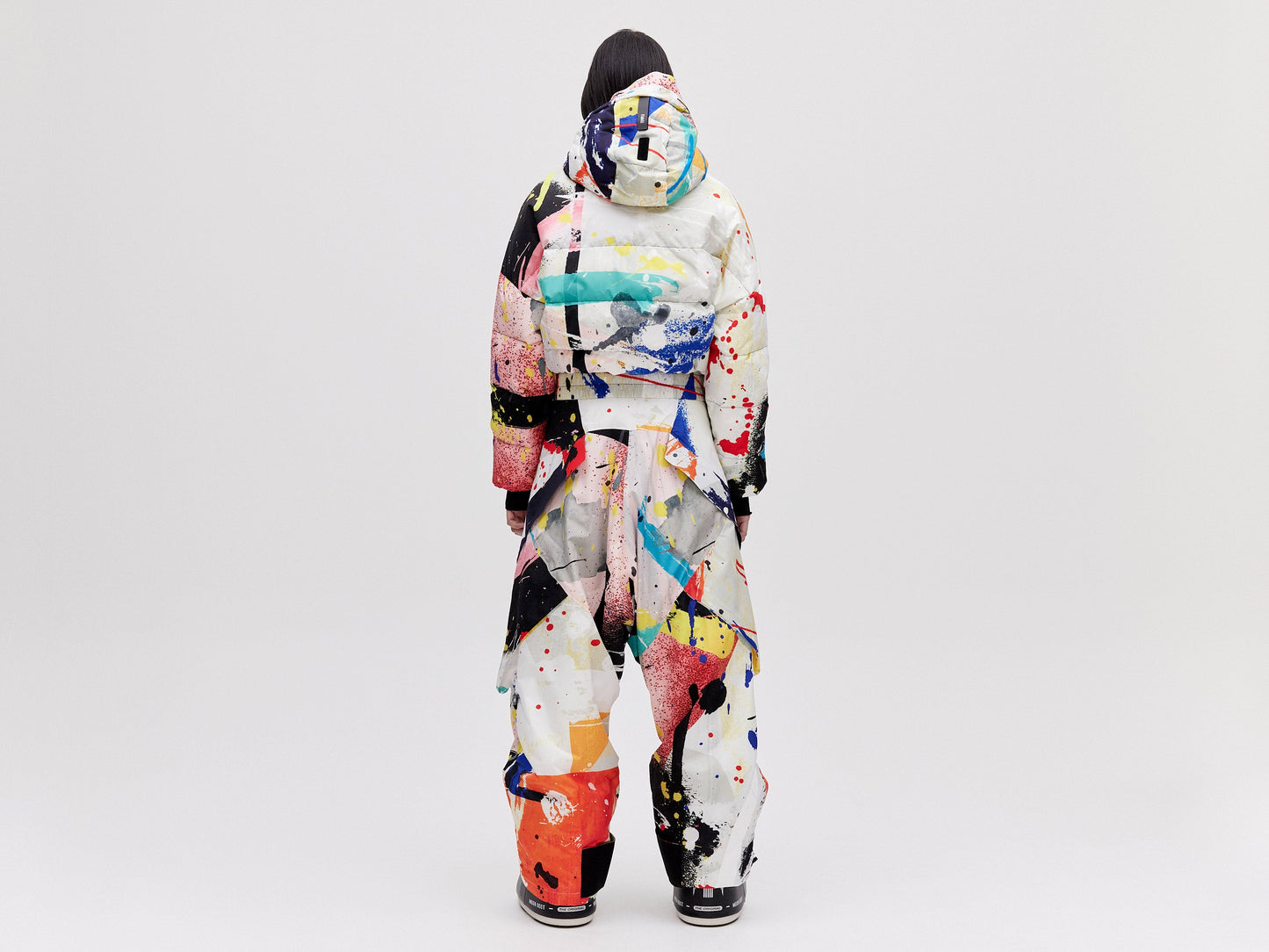 O.S Wadded Cargo Pant Unisex - Light Splatter