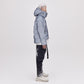 On/Off Hood O.S Down Jacket Unisex - Reflective Blue