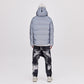 On/Off Hood O.S Down Jacket Unisex - Reflective Blue