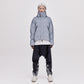 On/Off Hood O.S Down Jacket Unisex - Reflective Blue