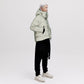 On/Off Hood O.S Down Jacket Unisex - Reflective Jade