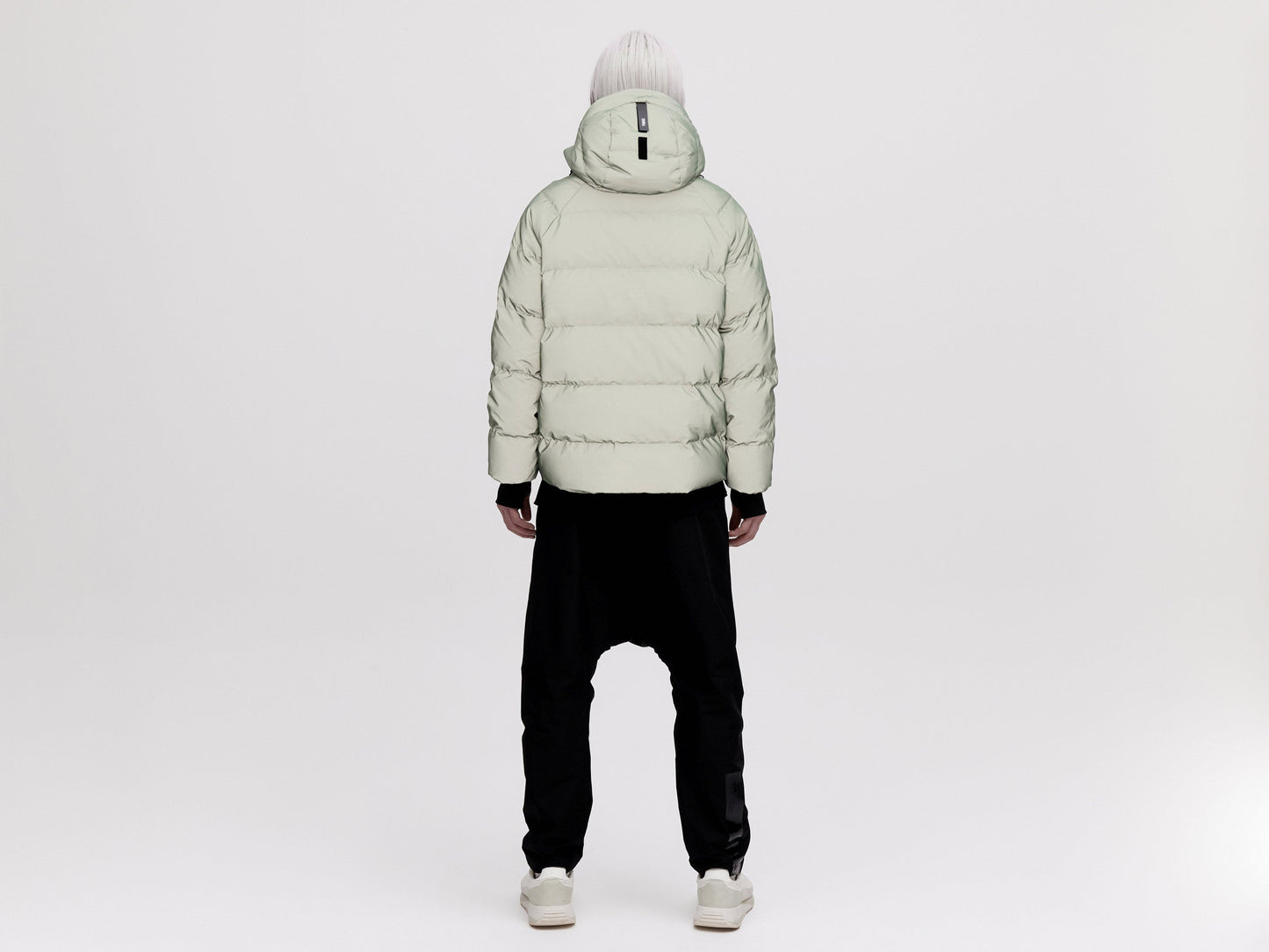 On/Off Hood O.S Down Jacket Unisex - Reflective Jade