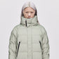 On/Off Hood O.S Down Jacket Unisex - Reflective Jade