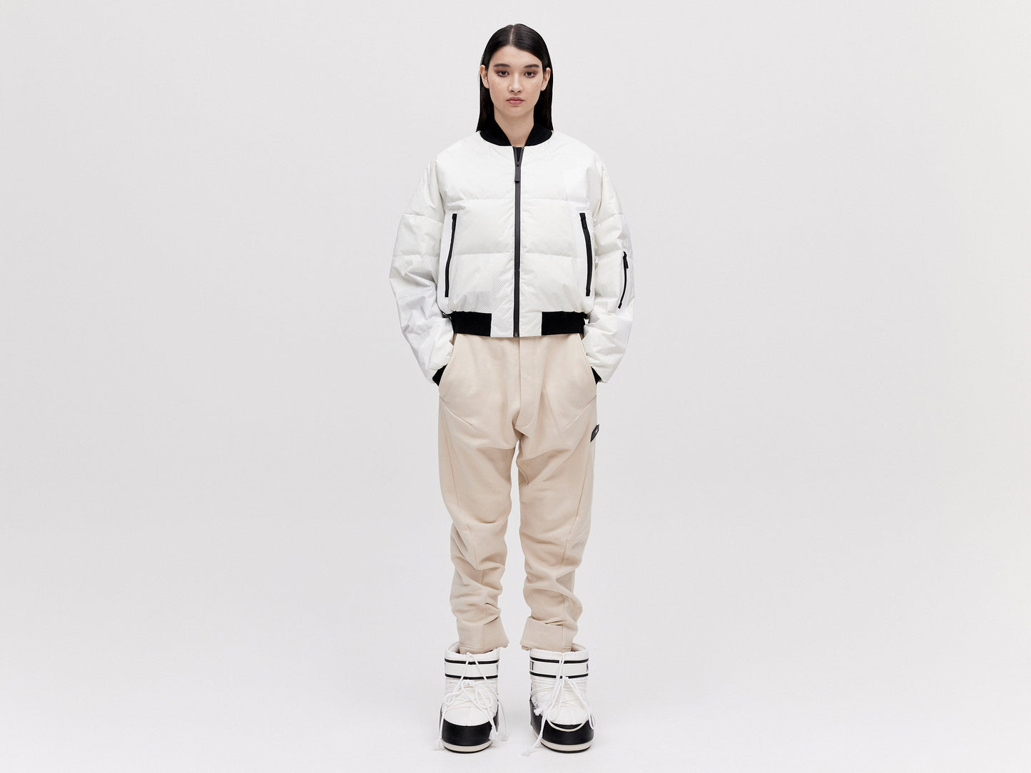 Bomber Down Jacket Unisex - Light Pixel