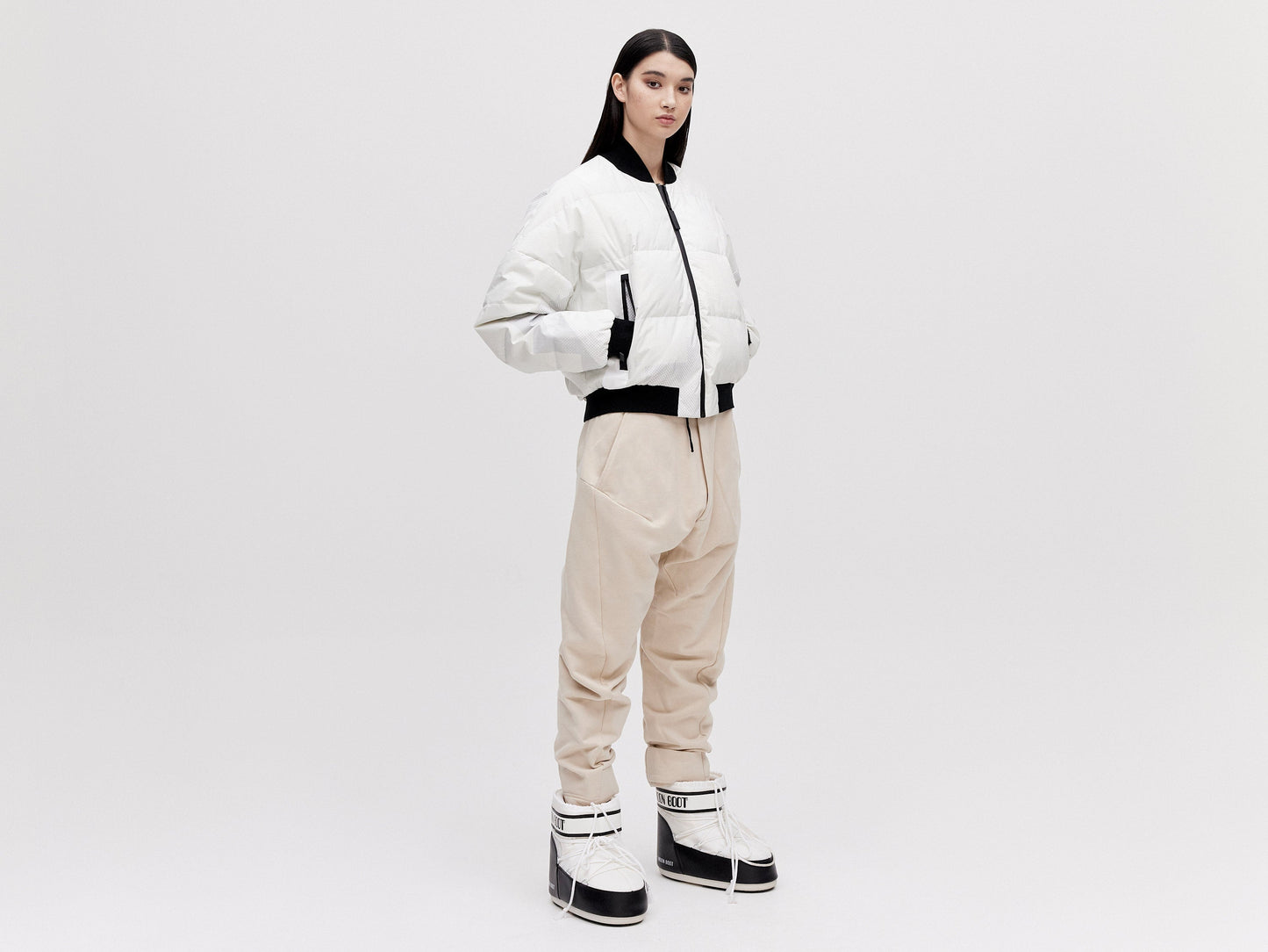 Bomber Down Jacket Unisex - Light Pixel