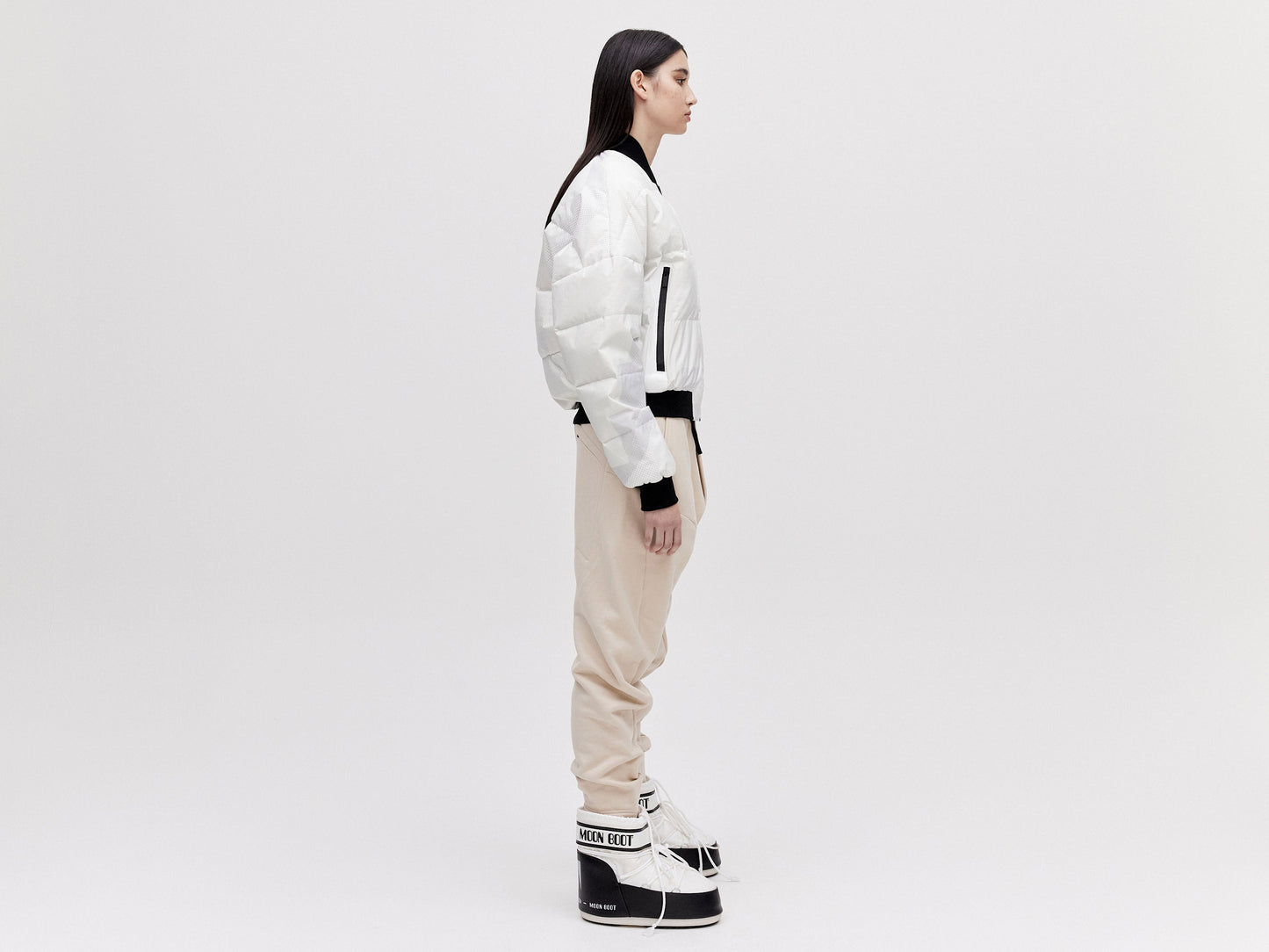 Bomber Down Jacket Unisex - Light Pixel
