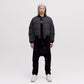 Reflective Bomber Down Jacket Unisex - Reflective Black