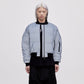 Reflective Bomber Down Jacket Unisex - Reflective Blue