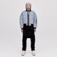 Reflective Bomber Down Jacket Unisex - Reflective Blue
