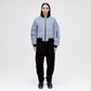 Reflective Bomber Down Jacket - Reflective Blue