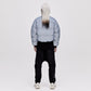 Reflective Bomber Down Jacket Unisex - Reflective Blue