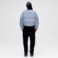 Reflective Bomber Down Jacket - Reflective Blue
