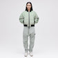 Reflective Bomber Down Jacket Unisex - Reflective Jade