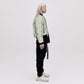 Reflective Bomber Down Jacket Unisex - Reflective Jade