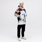 Utility Down Jacket with Backpack - Light Splatter