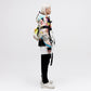 Utility Down Jacket with Backpack - Light Splatter