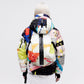 Utility Down Jacket with Backpack - Light Splatter