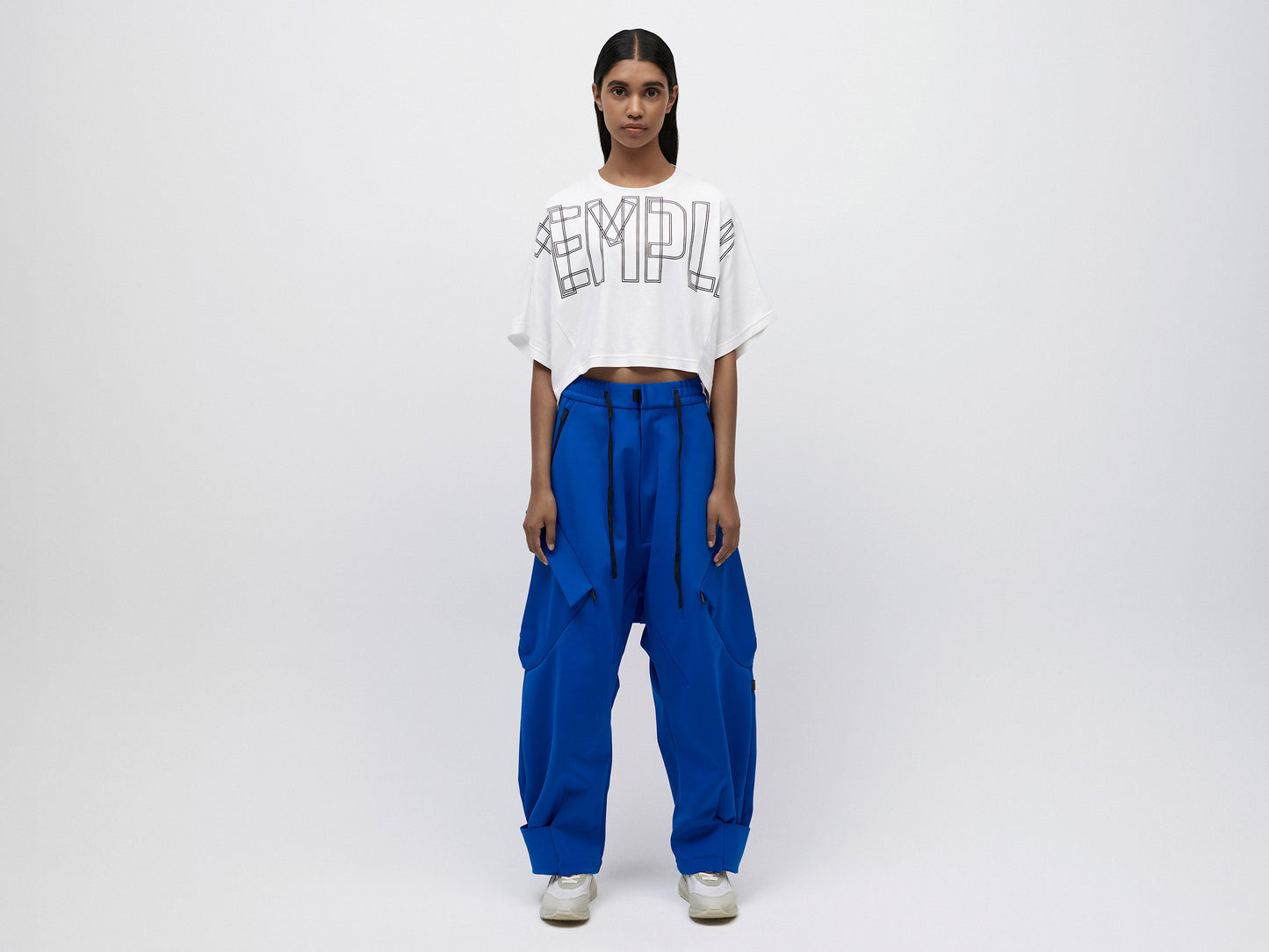Cropped Tee - White