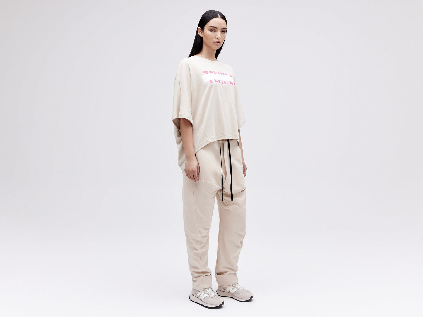 Cropped Tee - Fog
