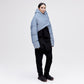 Wrap Down Jacket - Reflective Blue
