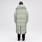 Wrap Down Coat - Reflective Jade