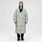 Wrap Down Coat - Reflective Jade