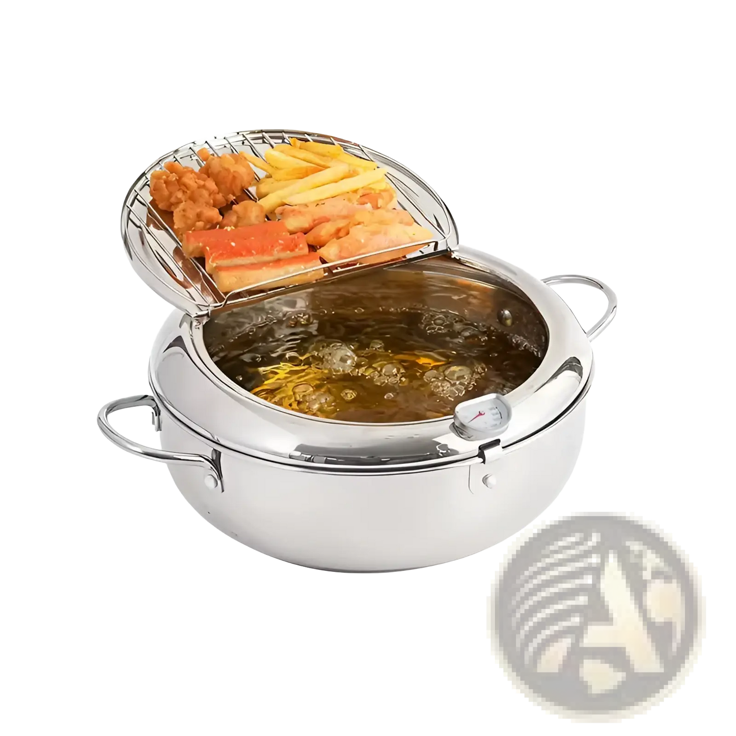 Tempura Deep Fryer 304 Stainless Steel Pot 4.2l