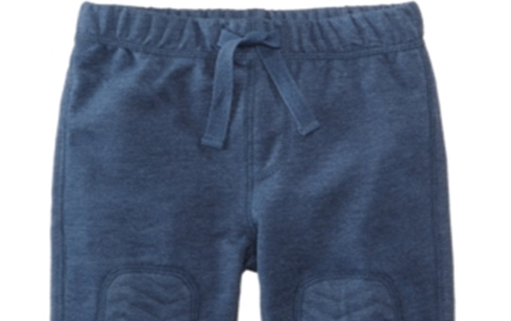 First Impressions Baby Boy's Knee Patch French Terry Black Size 3-6MOS
