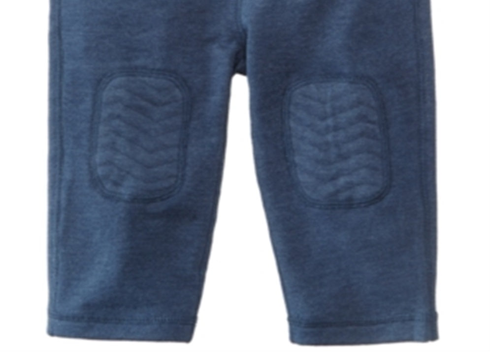 First Impressions Baby Boy's Knee Patch French Terry Black Size 3-6MOS