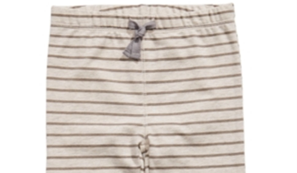 First Impressions Toddler Boy's Striped Star Patch Jogger Pants Brown Size 3T