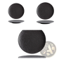 Textured Ceramic Round Plate Nordic Rock Pattern