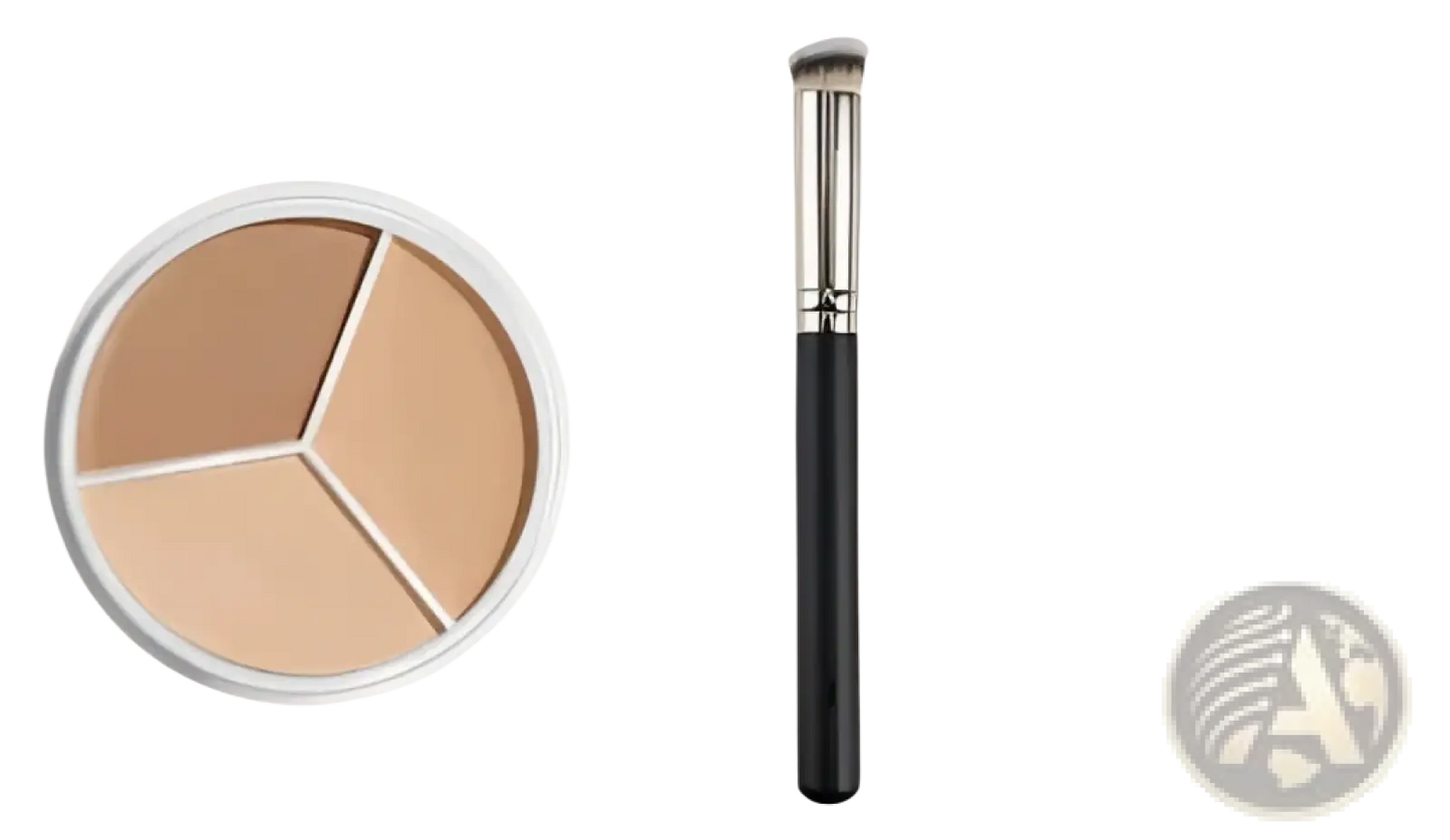 Three-color Concealer Palette with Pro 270 Brush