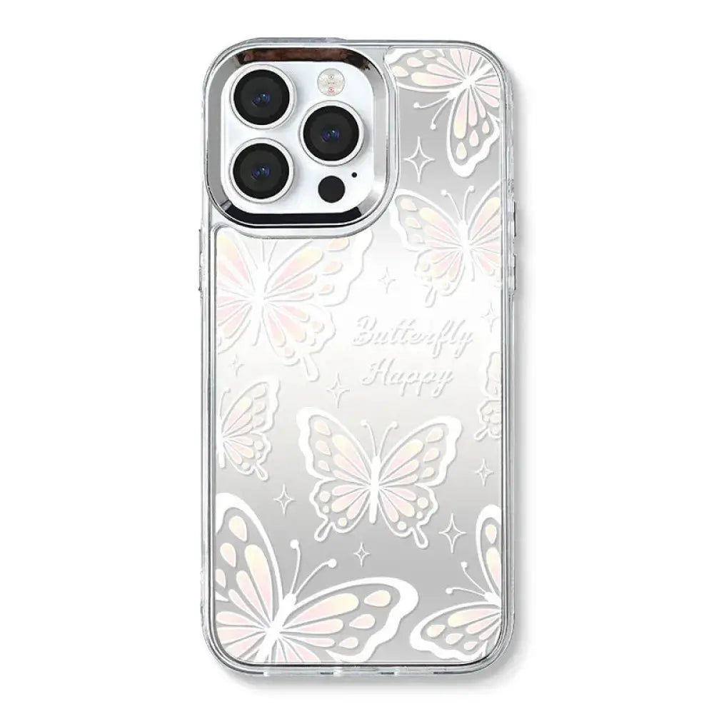 Butterfly Mirror Iphone 15 Pro Max Protective Case