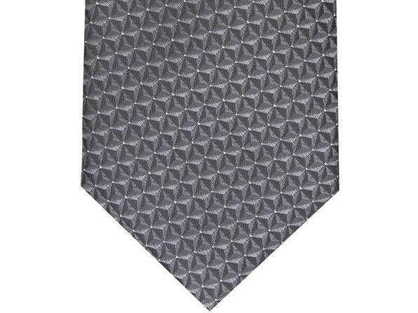 Alfani Men's Slim Geo Tie  Black Size Regular