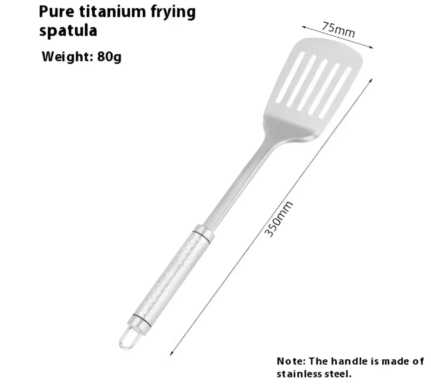 Titanium Wok Spatula and Kitchen Utensil Set