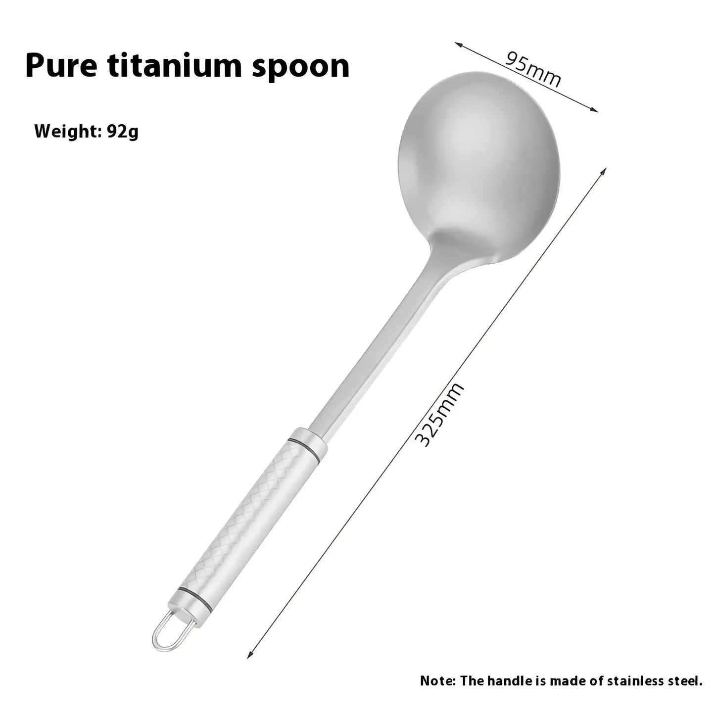 Titanium Wok Spatula and Kitchen Utensil Set
