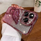 Shatterproof Quicksand Butterfly Crystal Phone Case