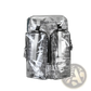 Transparent Vinyl Text Print Schoolbag Backpack