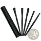 Travel Eye Makeup Brush Set with Portable Case