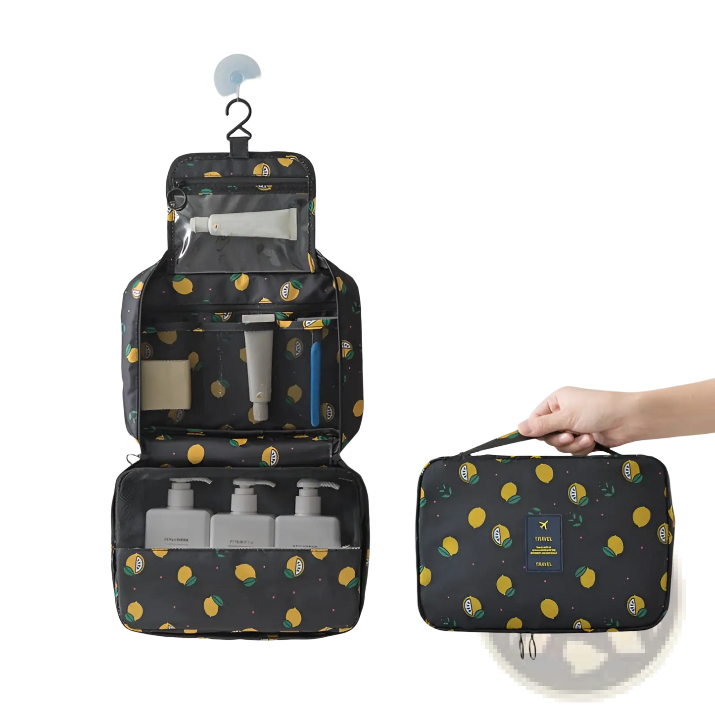 Travel Makeup Bag Hanging Toiletry Organizer