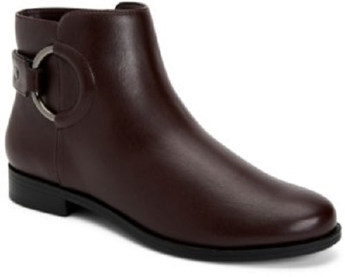 Alfani Women's Step 'N Flex Avvia Leather Booties  Wine Size 6 M