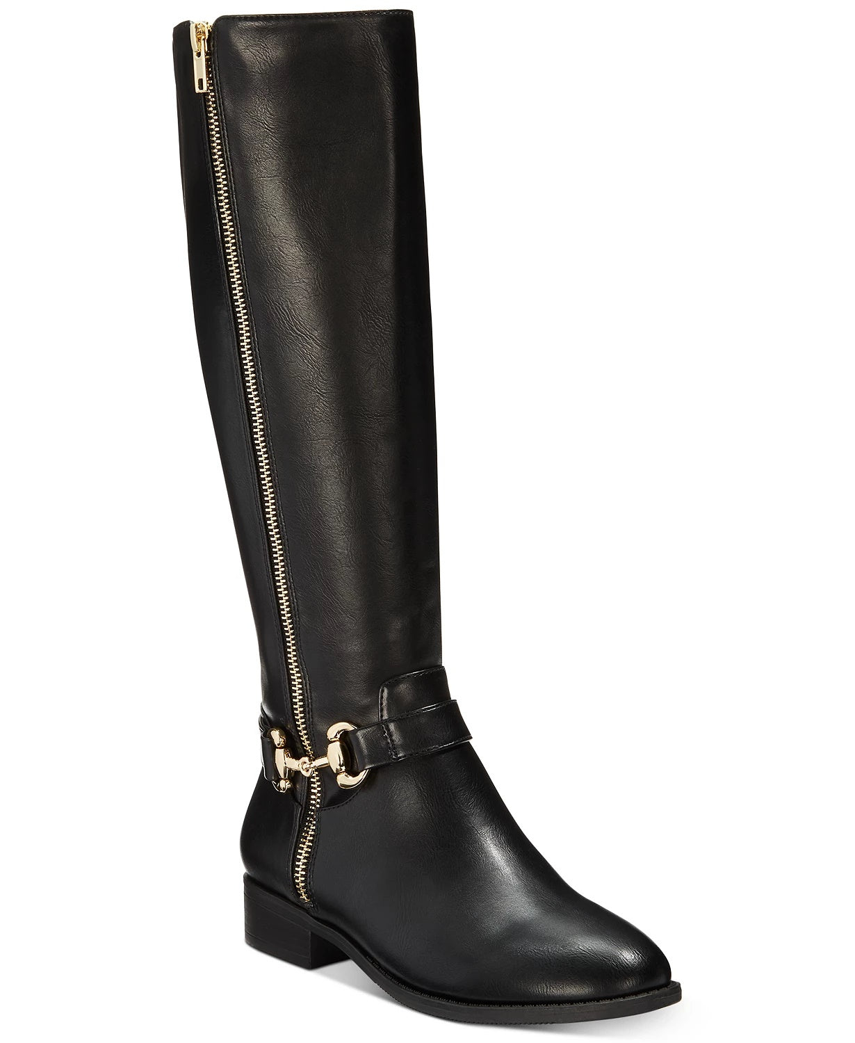 Thalia Sodi Women's Vigi Riding Boots Shoes Black Size 7 M