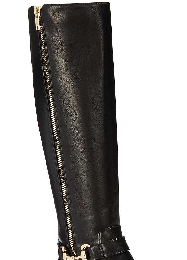 Thalia Sodi Women's Vigi Riding Boots Shoes Black Size 7 M