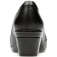 Clarks Collection Women's Emslie Warbler Leather Shooties Shoes Black Size 6.5 M