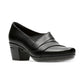 Clarks Collection Women's Emslie Warbler Leather Shooties Shoes Black Size 6.5 M