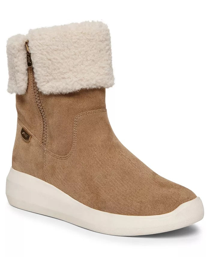 Anne Klein Women's Frizby Boots Beige Size 6 M